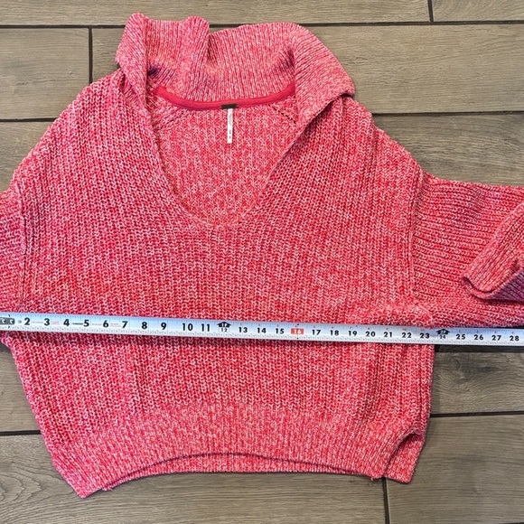 FP Movement by Free People V-Neck Sweater in Pink. large - Picture 9 of 14